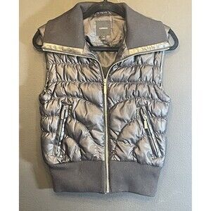 EXPRESS Women's XS Down Puffer Vest Black A98